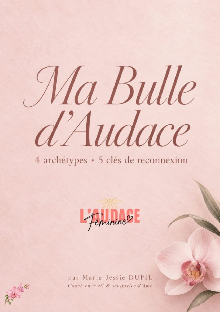 Couverture du carnet Ma Bulle d’Audace – L’Audace Féminine
